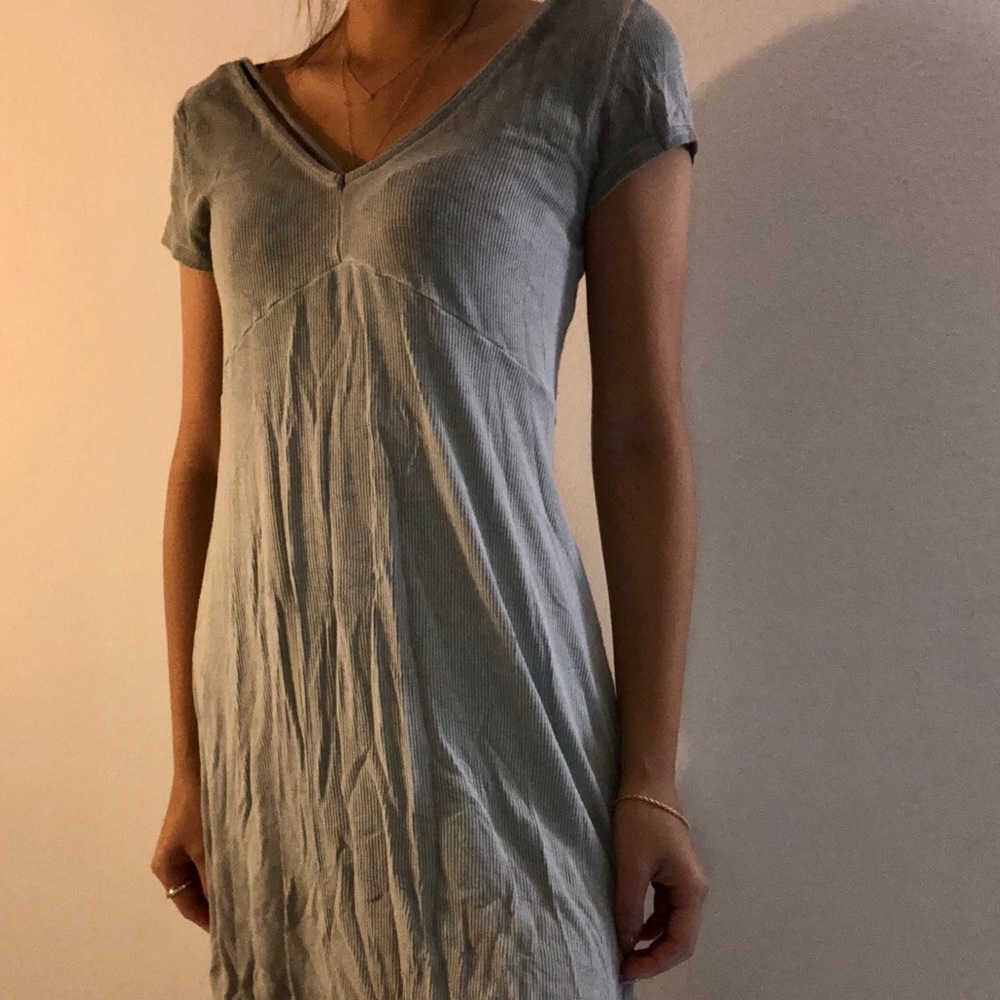 AEO Ribbed Knit Scoop Dress